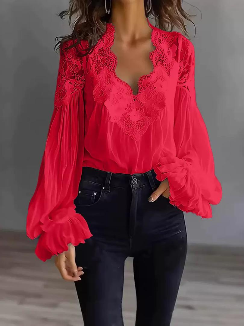 Alba | Blusa Elegance Lace Chic