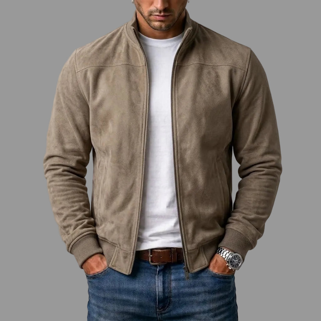 Felipe | Giacca Bomber In Camoscio