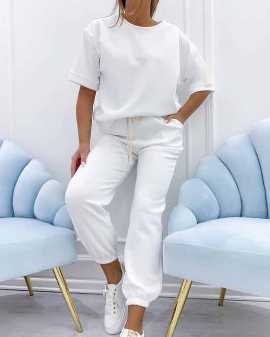 Silvina - Set Due Pezzi Con Camicia A Maniche Corte
