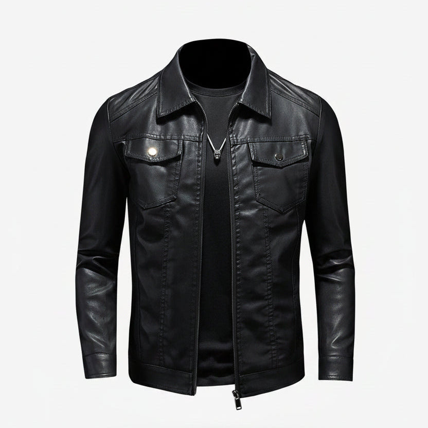 Lucio | Giacca In Pelle Vintage Da Uomo - Resistente, Comoda Ed Elegante