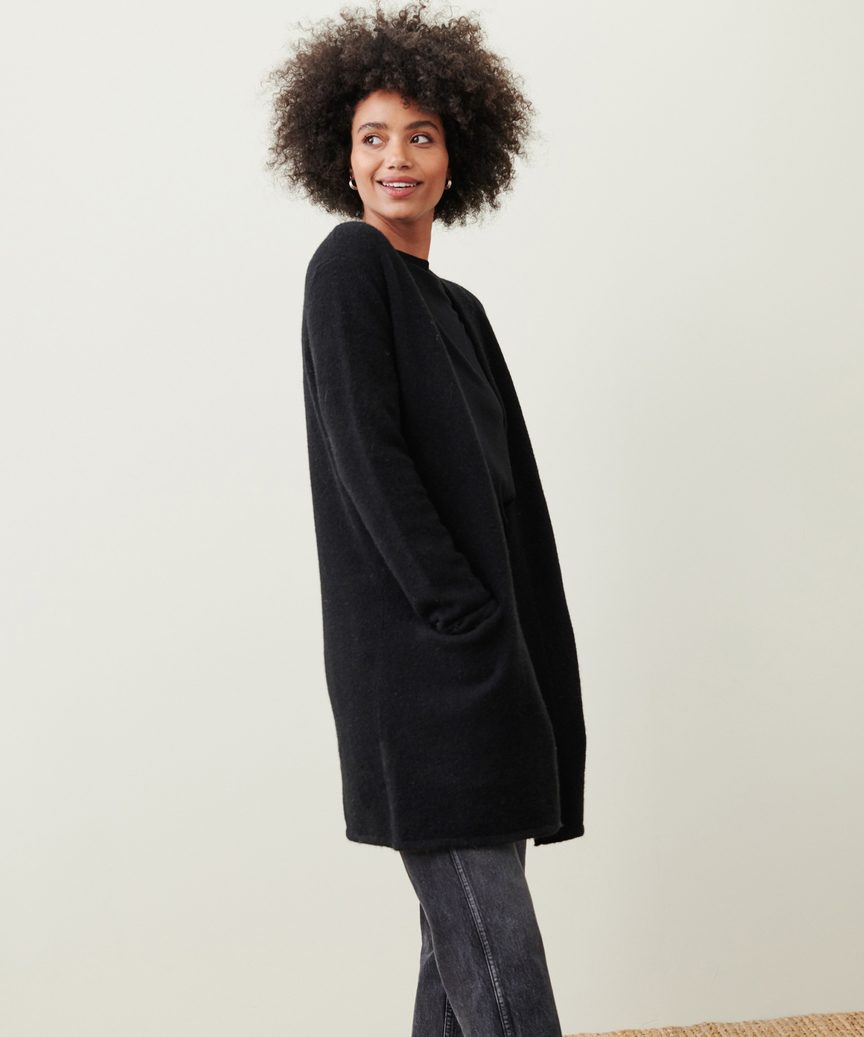 Cappotto Lungo Con Tasche