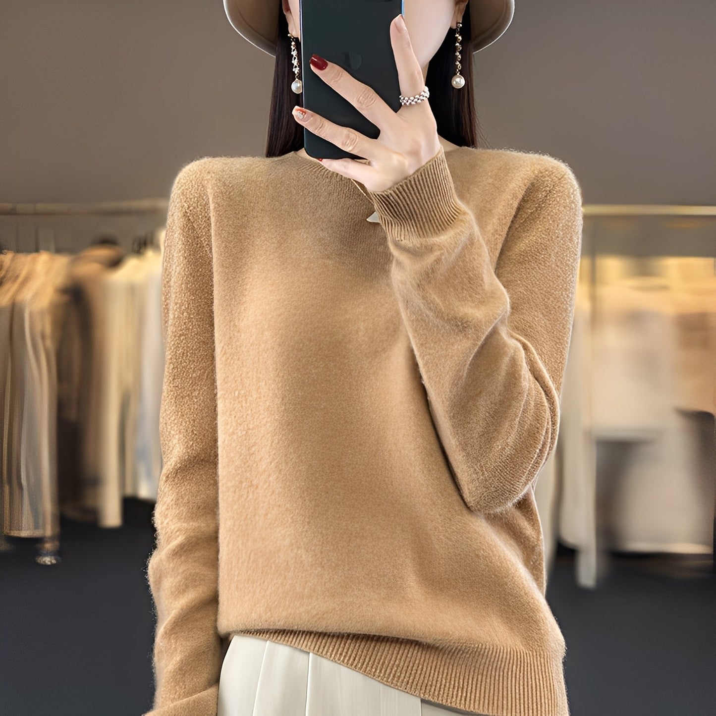 Cheyanne - Maglione Elegante In Cashmere Per Donna