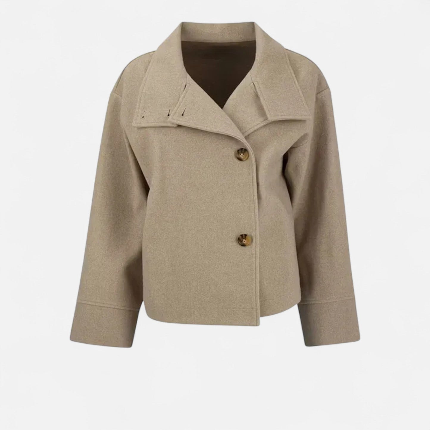 Monde | Eleganza Moderna In Un Cappotto Corto