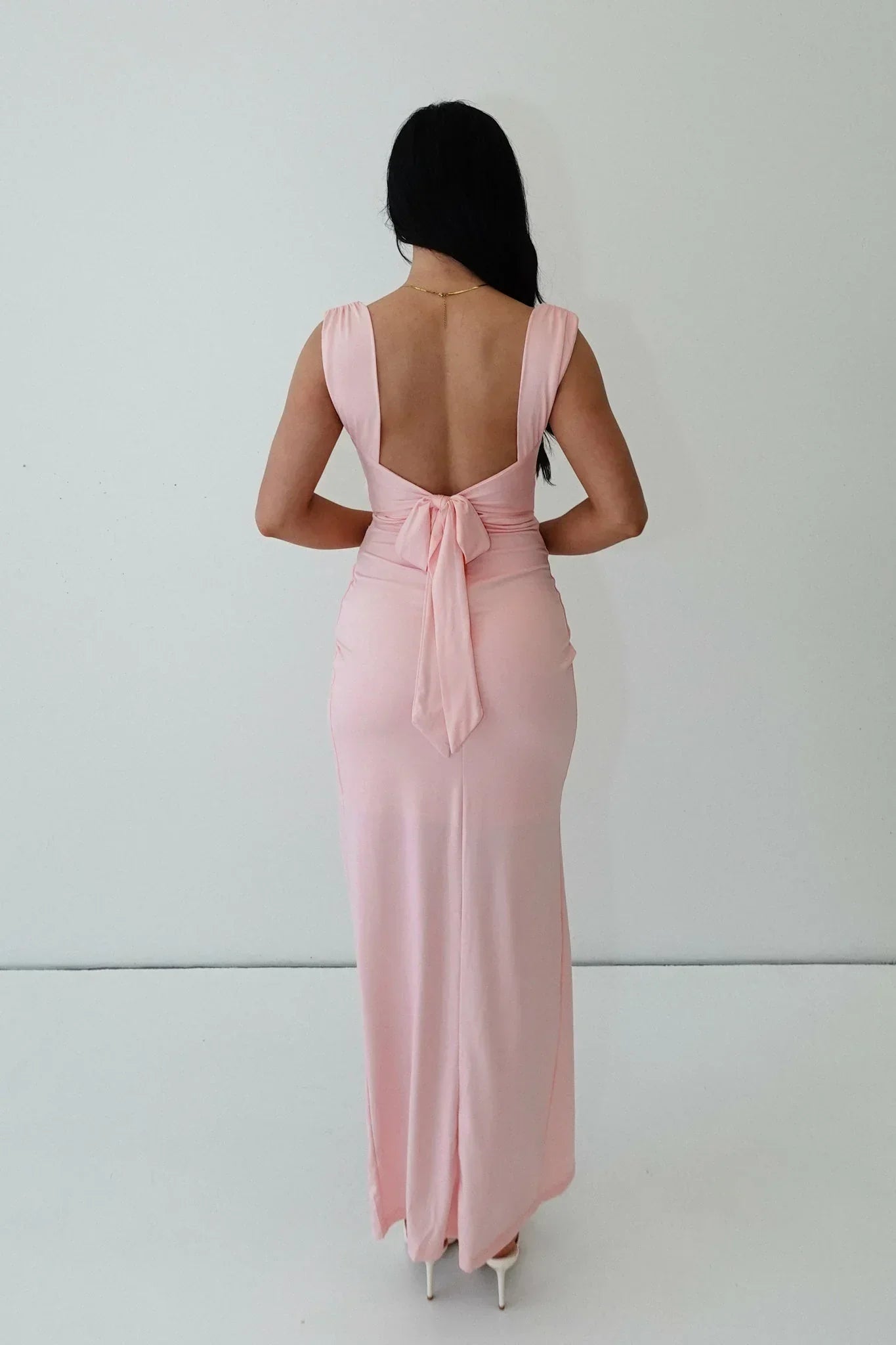 Firenze | Abito Elegante Con Spacco Sulla Gamba