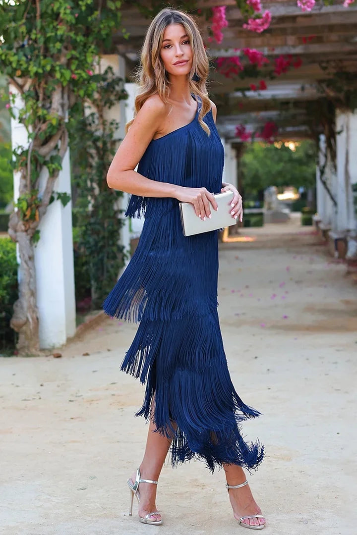 Abito Maxi Donna | Monospalla & Effetto Movimento