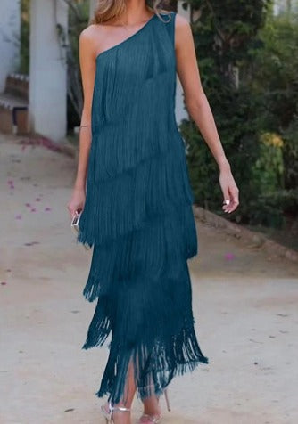 Abito Maxi Donna | Monospalla & Effetto Movimento