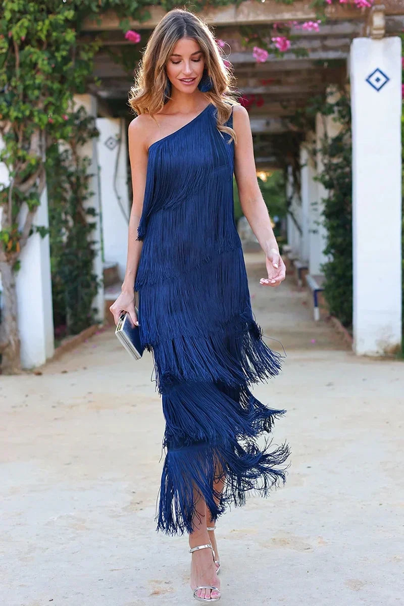 Abito Maxi Donna | Monospalla & Effetto Movimento