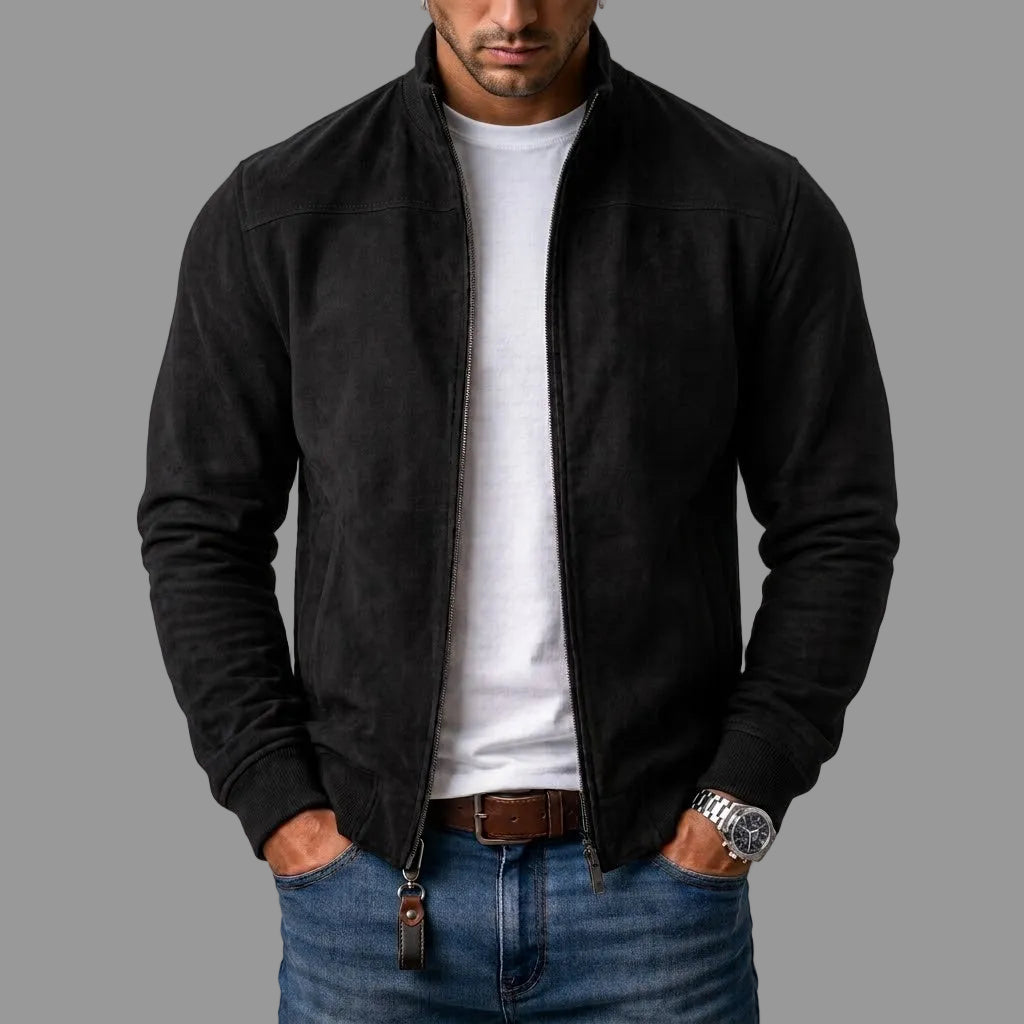 Felipe | Giacca Bomber In Camoscio