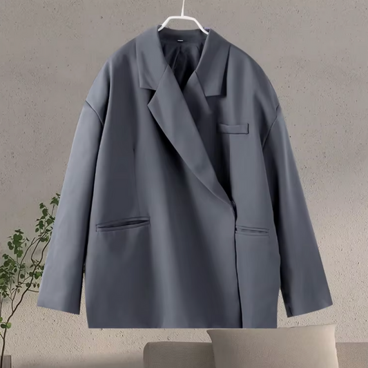 Women's Oversized Blazer | Loose Fit & Elegant Double-Breasted