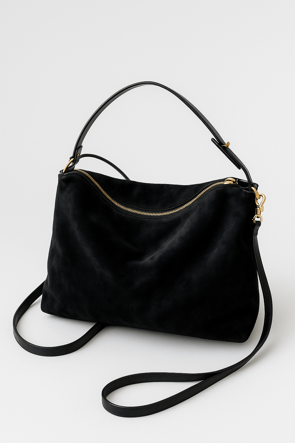 Borsa a Spalla in Pelle Scamosciata per Donna | Charisse