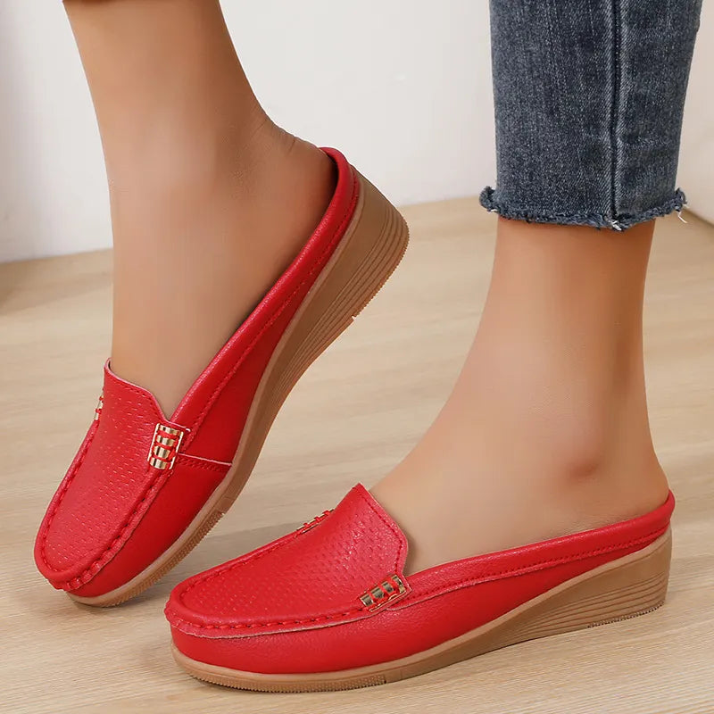 Lena | Mule Mocassino Comode Con Plantare Confortable