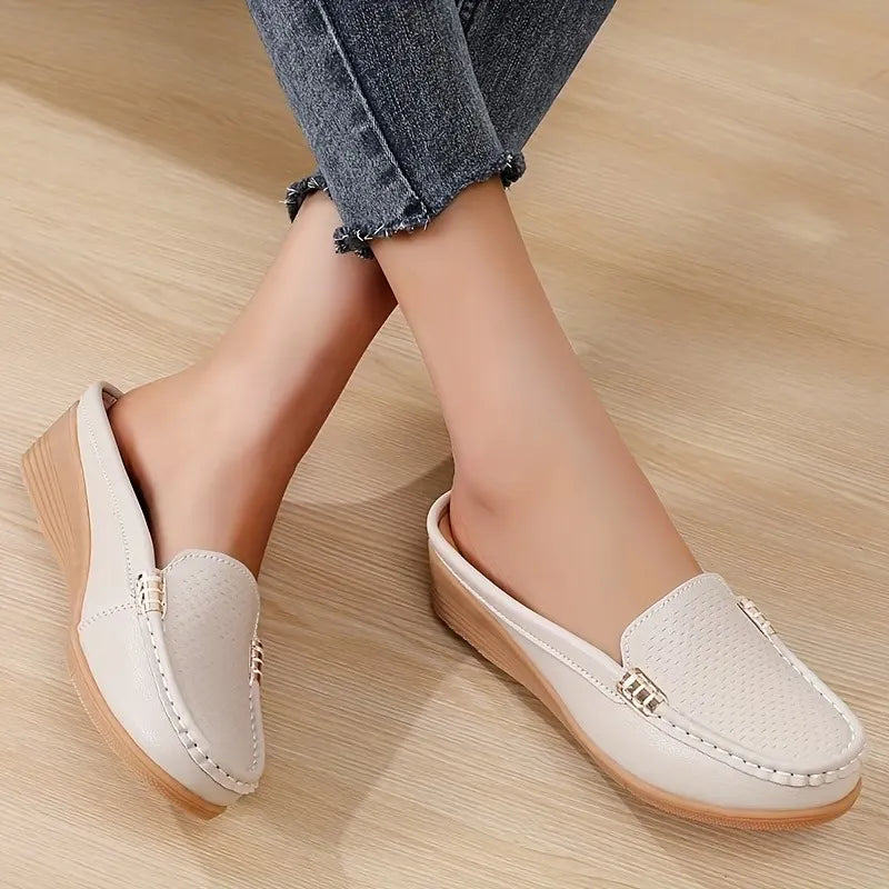 Lena | Mule Mocassino Comode Con Plantare Confortable