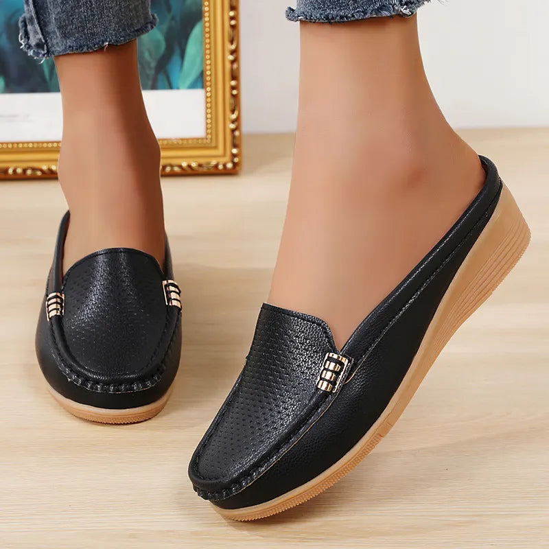 Lena | Mule Mocassino Comode Con Plantare Confortable