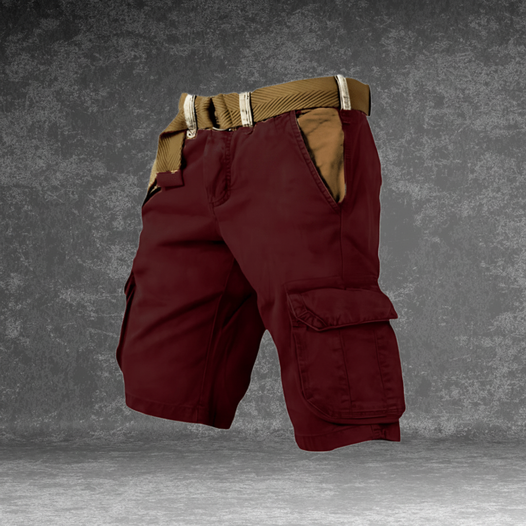 Abramo | Comodi Pantaloncini Cargo Da Uomo Con Molte Tasche