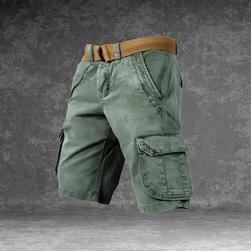 Abramo | Comodi Pantaloncini Cargo Da Uomo Con Molte Tasche