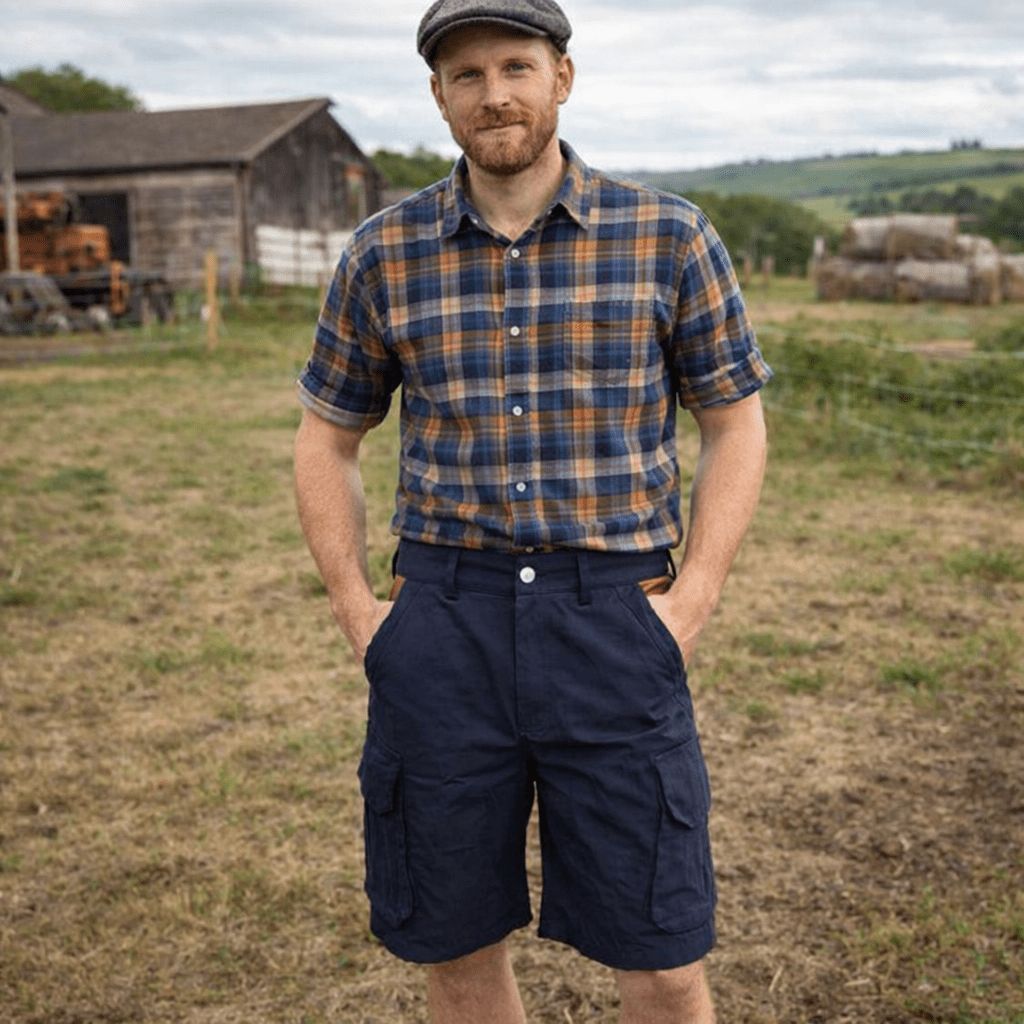 Abramo | Comodi Pantaloncini Cargo Da Uomo Con Molte Tasche