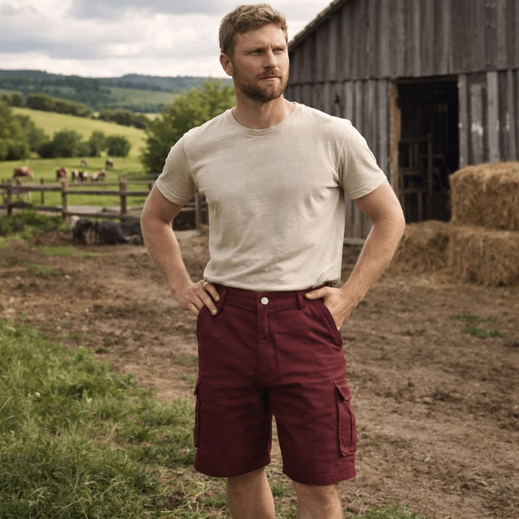 Abramo | Comodi Pantaloncini Cargo Da Uomo Con Molte Tasche