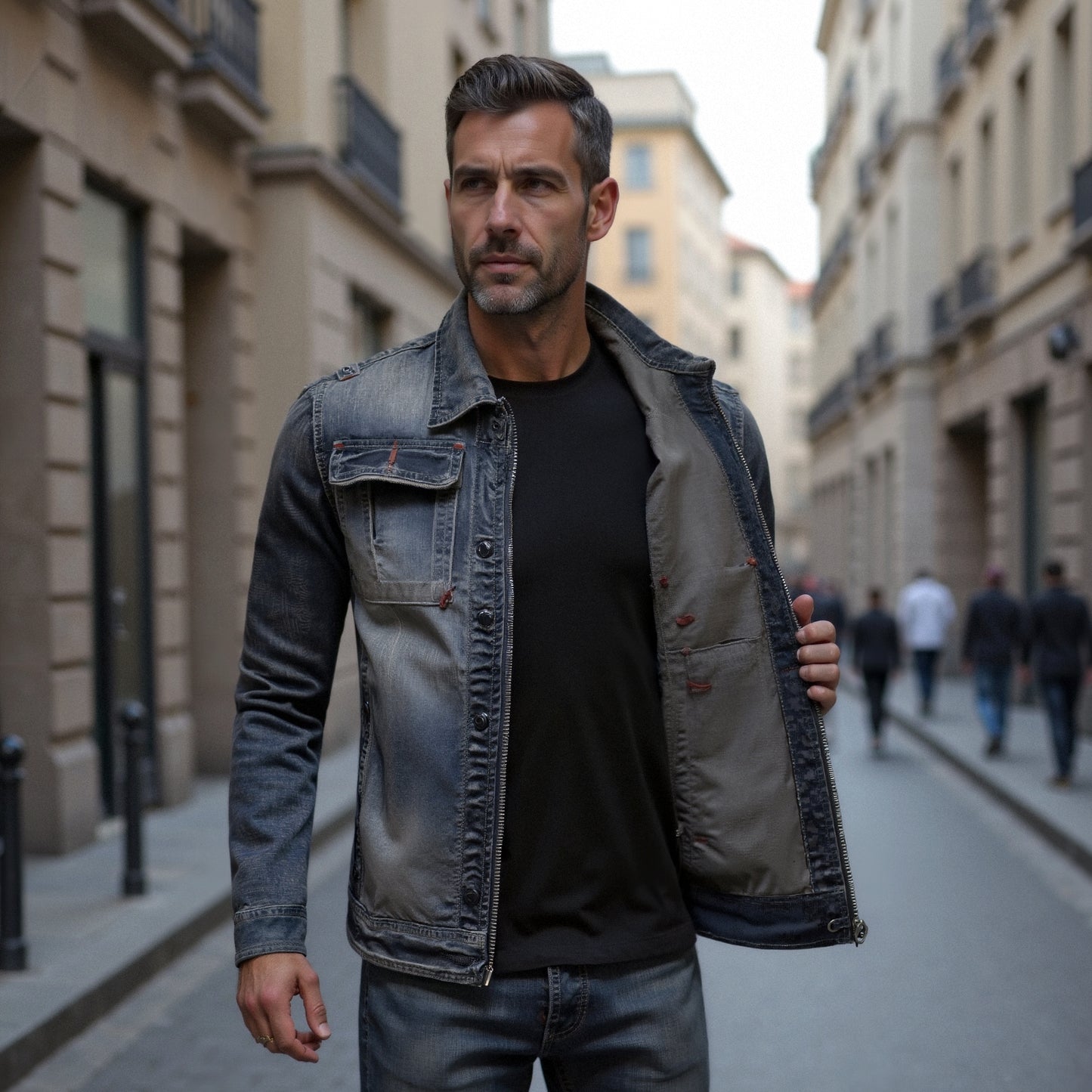 Carl - Giacca Di Jeans Rétro