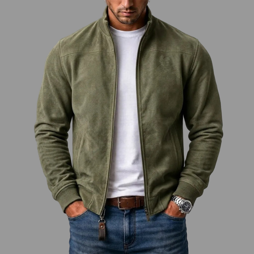 Felipe | Giacca Bomber In Camoscio