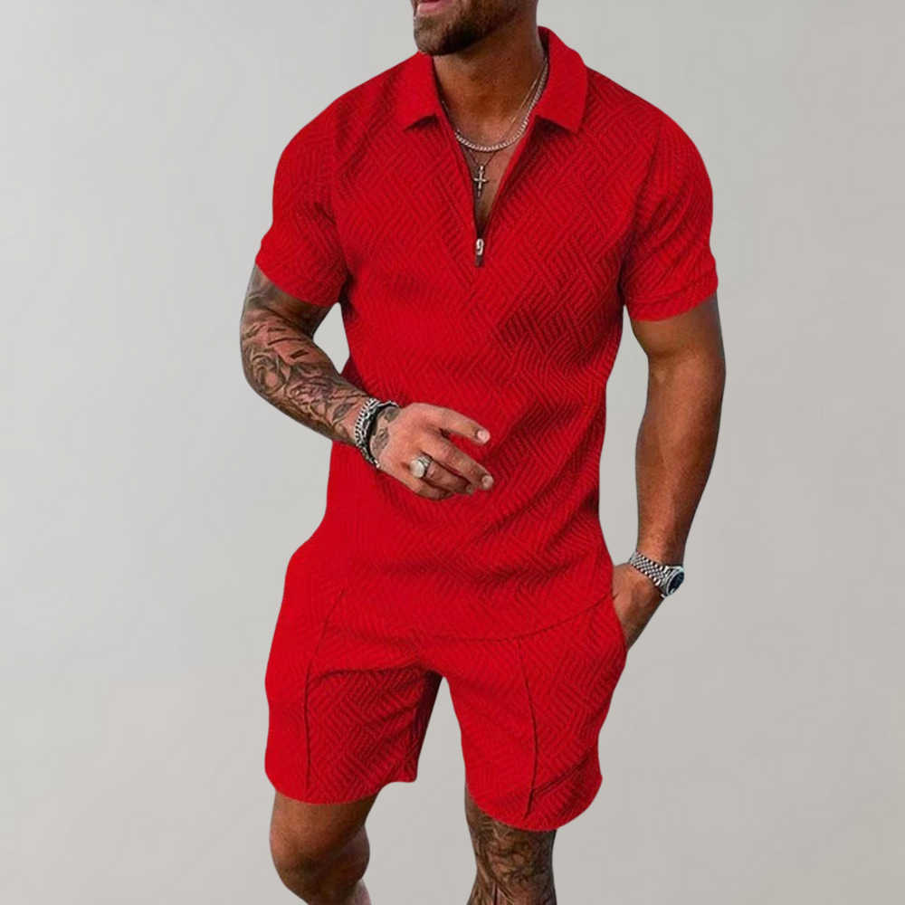 Hugo | Completo Estivo Da Uomo Con Polo E Pantaloncini