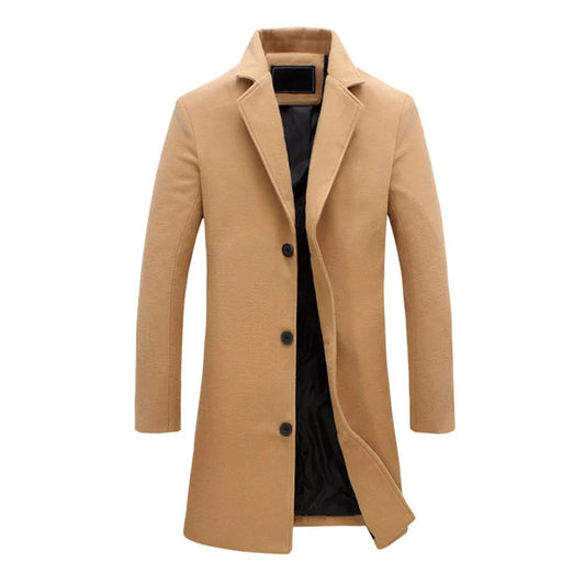 Leopold - Cappotto Invernale Lungo Elegante per Uomo