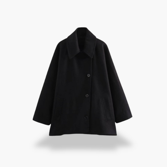 Lorenza - Cappotto Donna in Lana con Bottoni Marrone Option value 