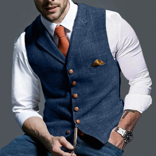 Fenton | Gilet Elegante da Uomo Con Bottoni Raffinati