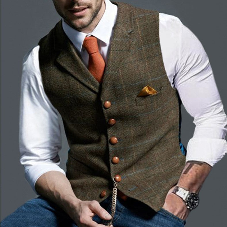 Fenton | Gilet Elegante da Uomo Con Bottoni Raffinati