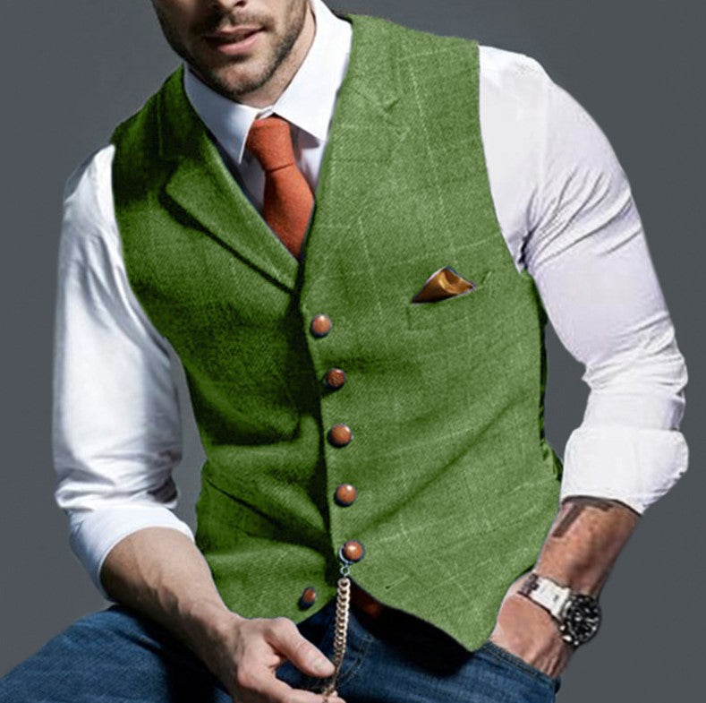 Fenton | Gilet Elegante da Uomo Con Bottoni Raffinati