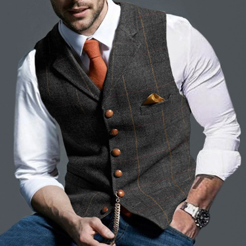 Fenton | Gilet Elegante da Uomo Con Bottoni Raffinati