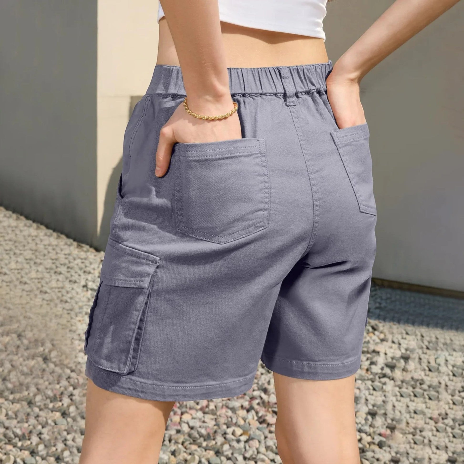 Pantaloncini Cargo Donna | Tasche Laterali & Vestibilità Relaxed