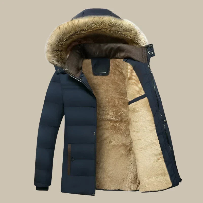 Barbor | Giacca Invernale Lunga e Calda Impermeabile Da Uomo