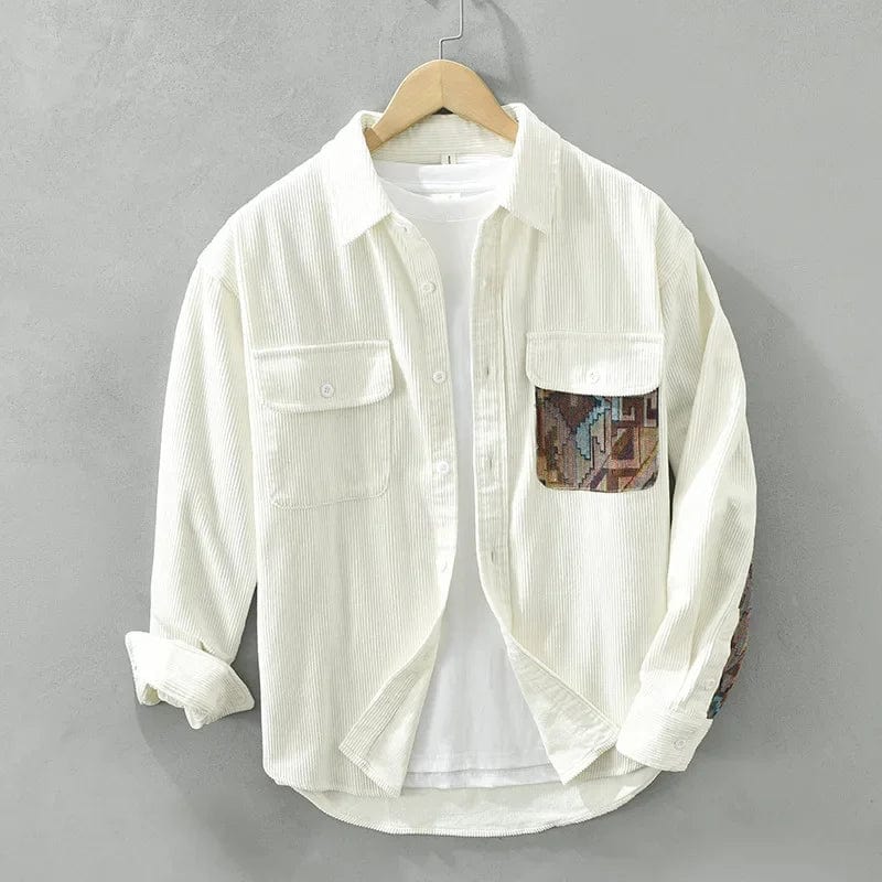 Alessio | Camicia In Cotone a Coste