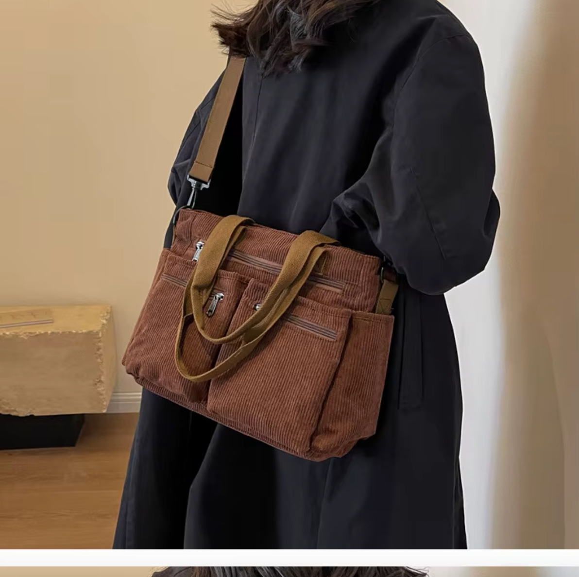Bani | Borsa A Tracolla Con Diverse Tasche
