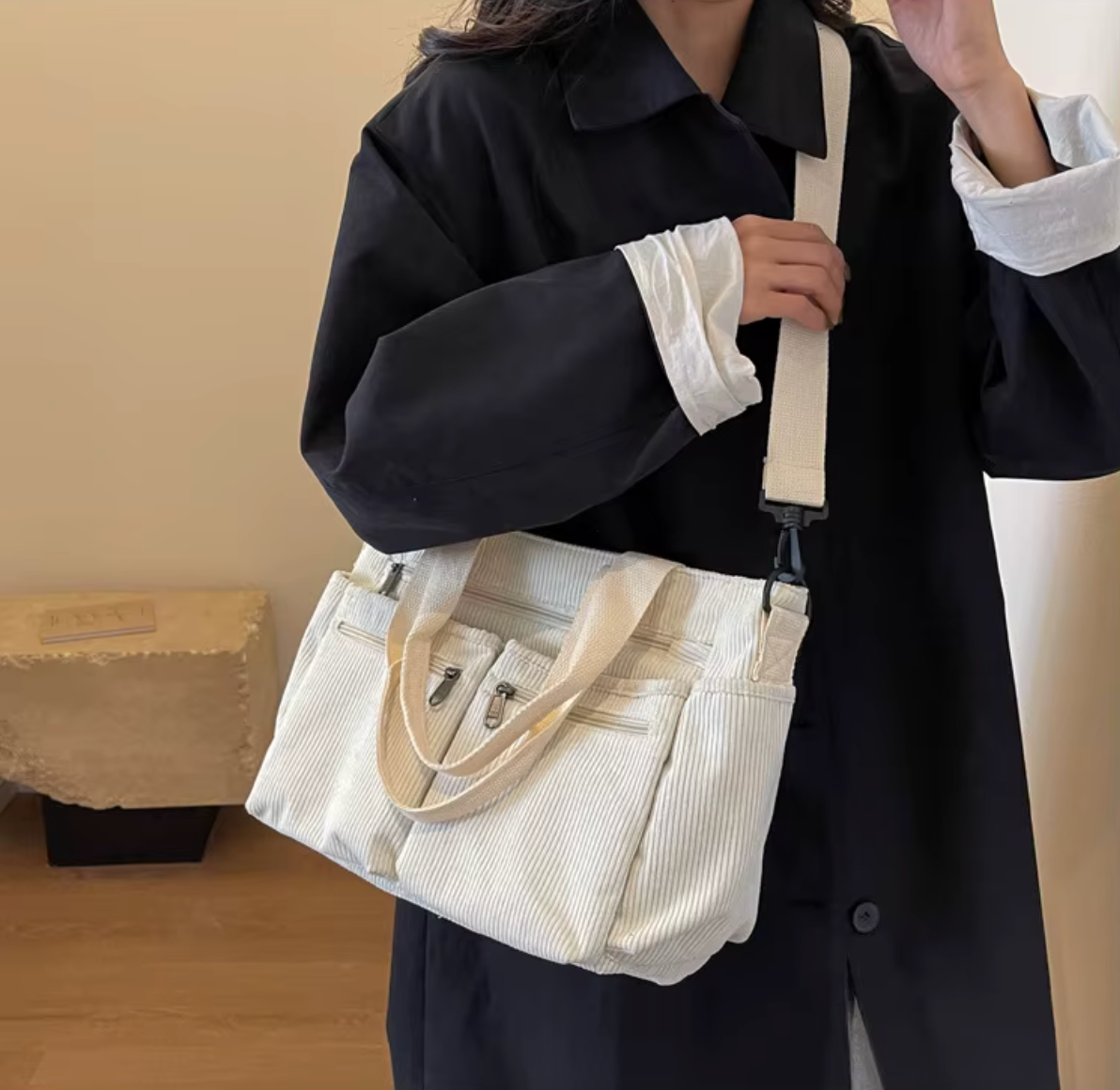 Bani | Borsa A Tracolla Con Diverse Tasche