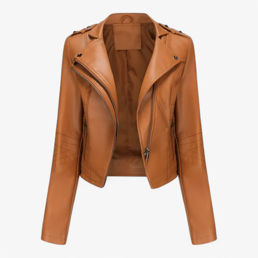 Emma | Giacca corta in pelle - - - Concept Palermo