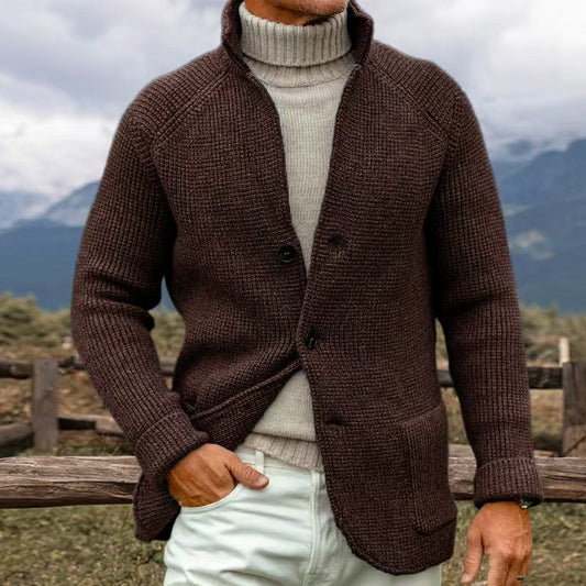 Erwin | Giacca Casual In Maglia Robusta
