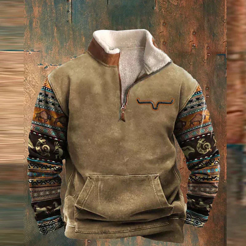 Markus | Maglione con Zip al Quarzo