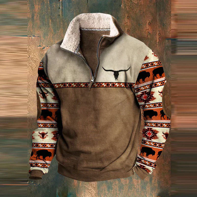 Markus | Maglione con Zip al Quarzo