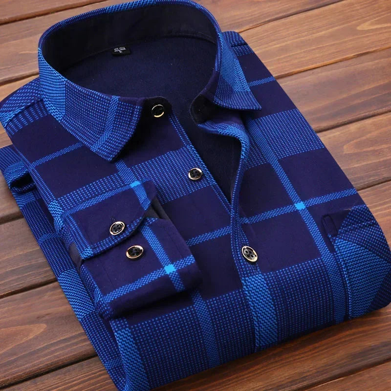 Camicia Invernale In Flanella per Uomo | Virelle Giallo