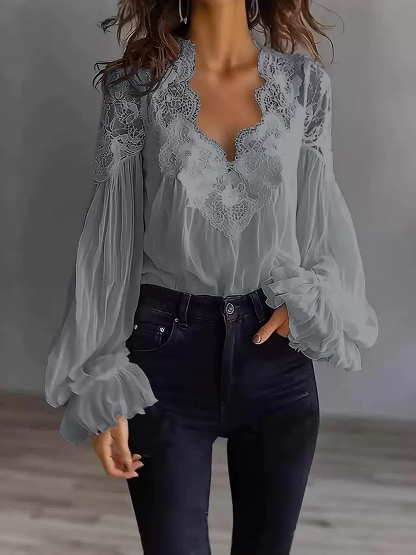 Alba | Blusa Elegance Lace Chic