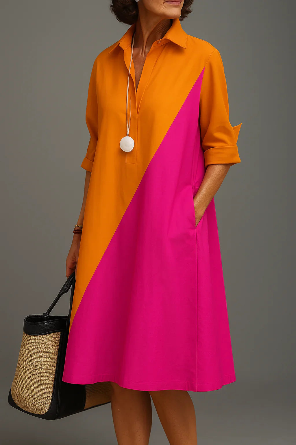 Anna | Vestito Midi Comodo