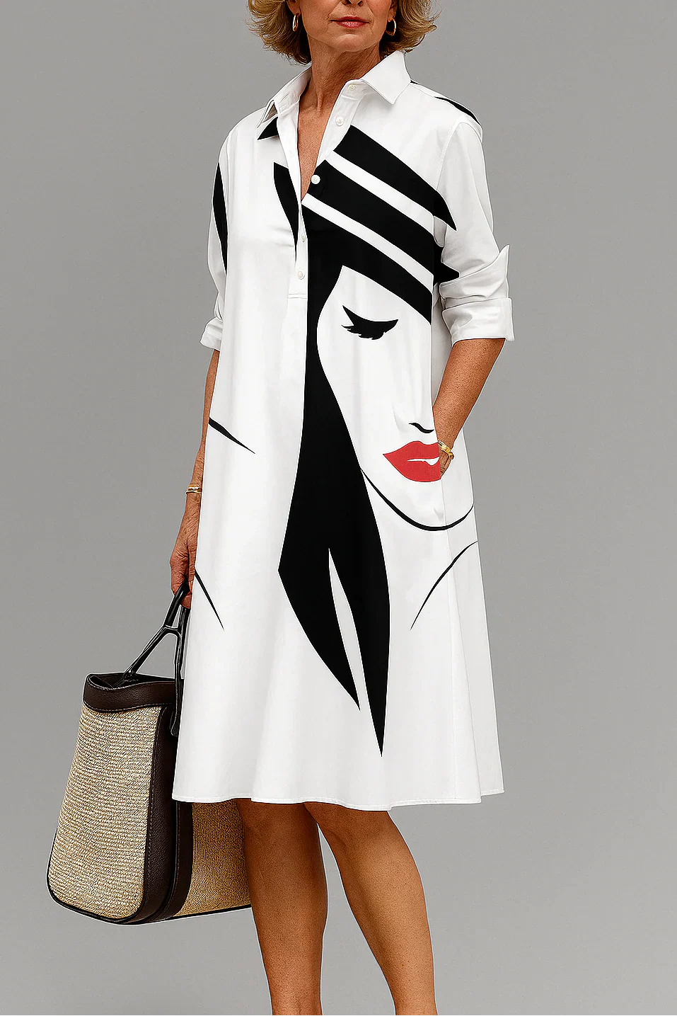 Anna | Vestito Midi Comodo
