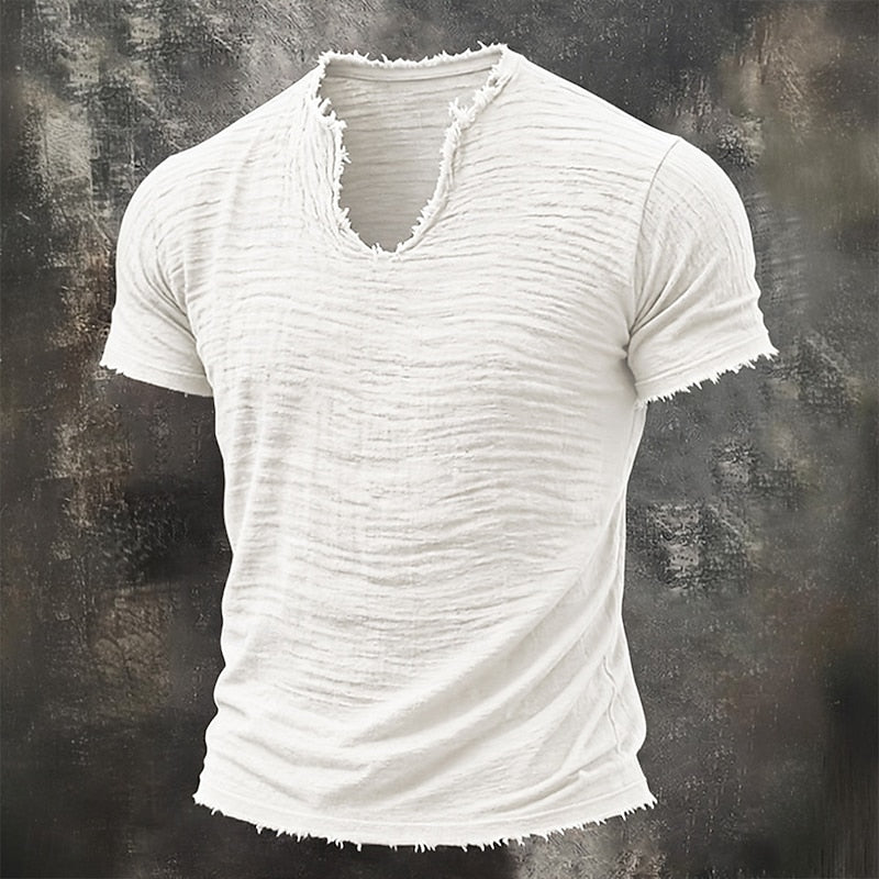 Matteo | T-shirt Vintage con scollo a V