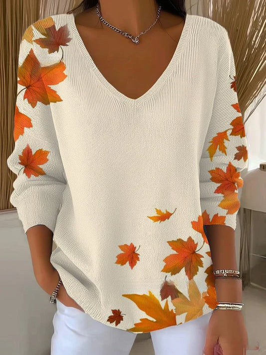 Amande – Maglia Colorata Con Scollo A V