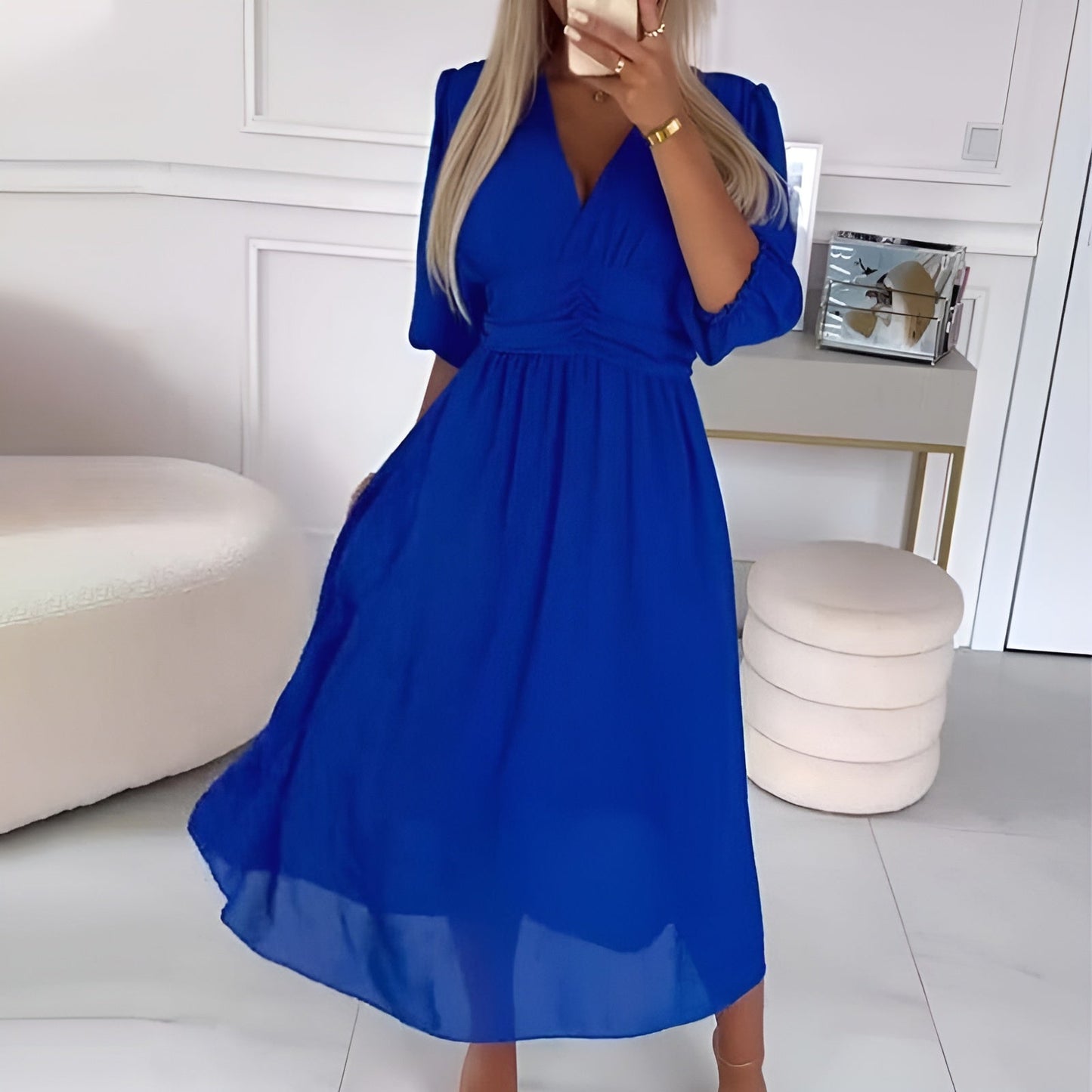 Sabrina - Abito leggero in chiffon di seta