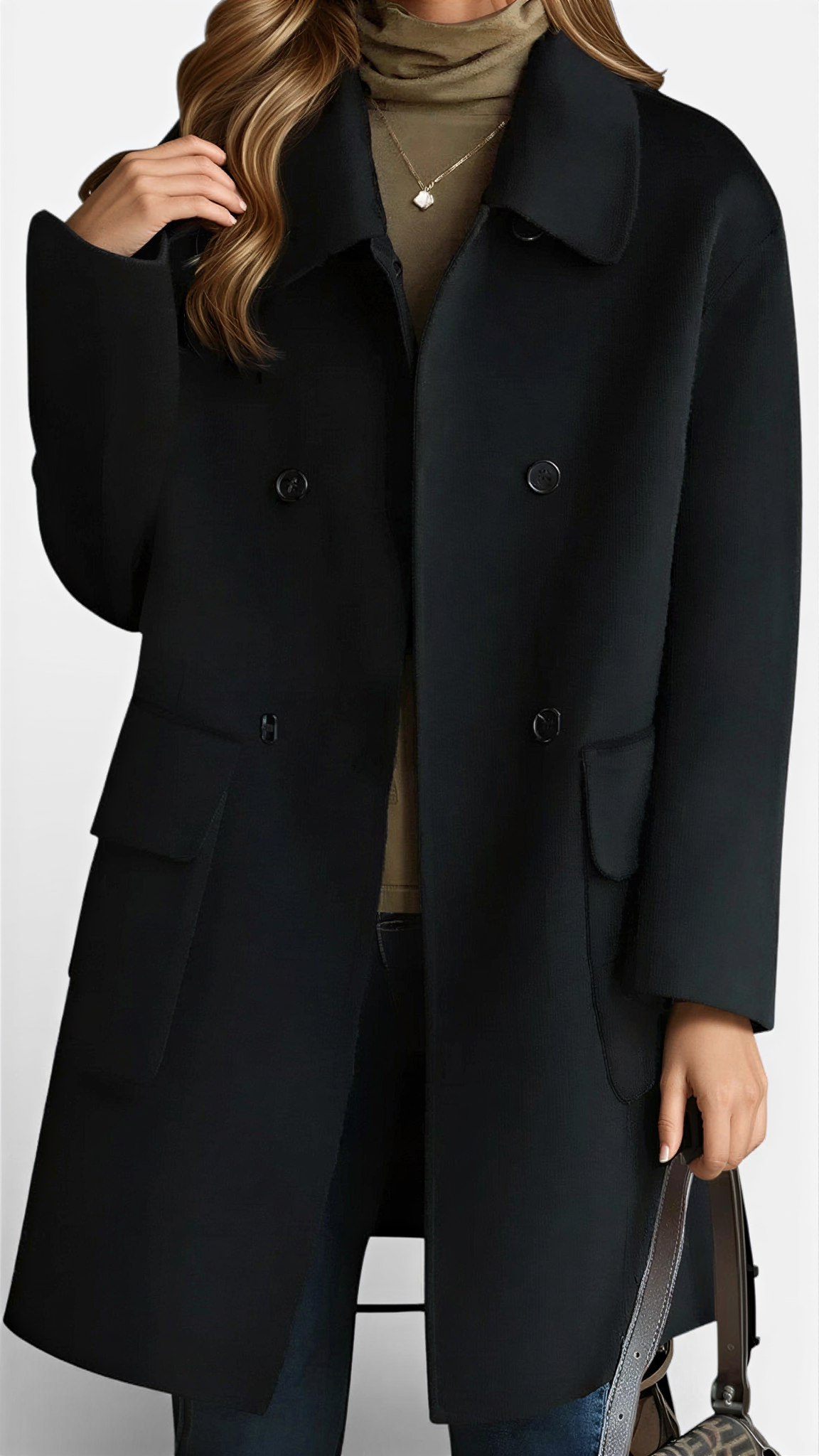Eliara | Cappotto Doppiopetto Elegante Da Donna