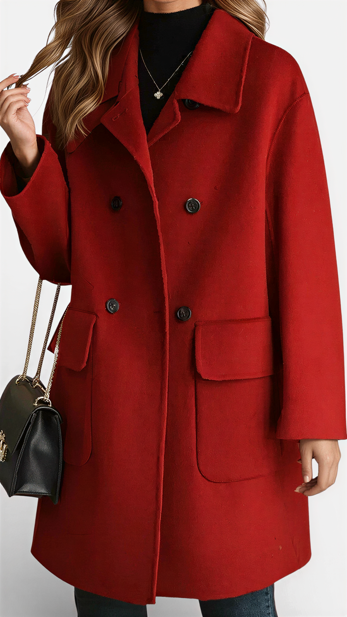 Eliara | Cappotto Doppiopetto Elegante Da Donna
