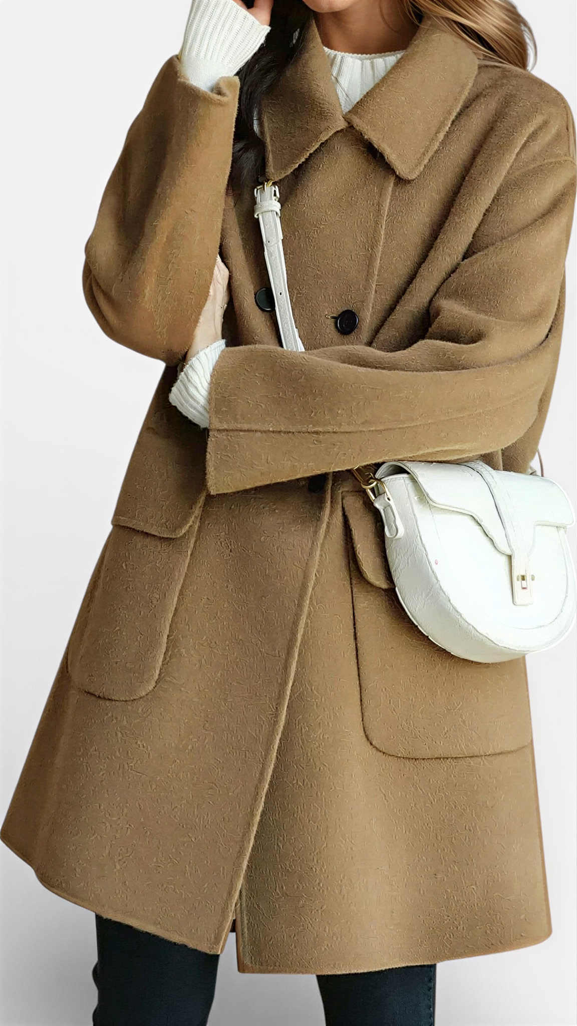 Eliara | Cappotto Doppiopetto Elegante Da Donna
