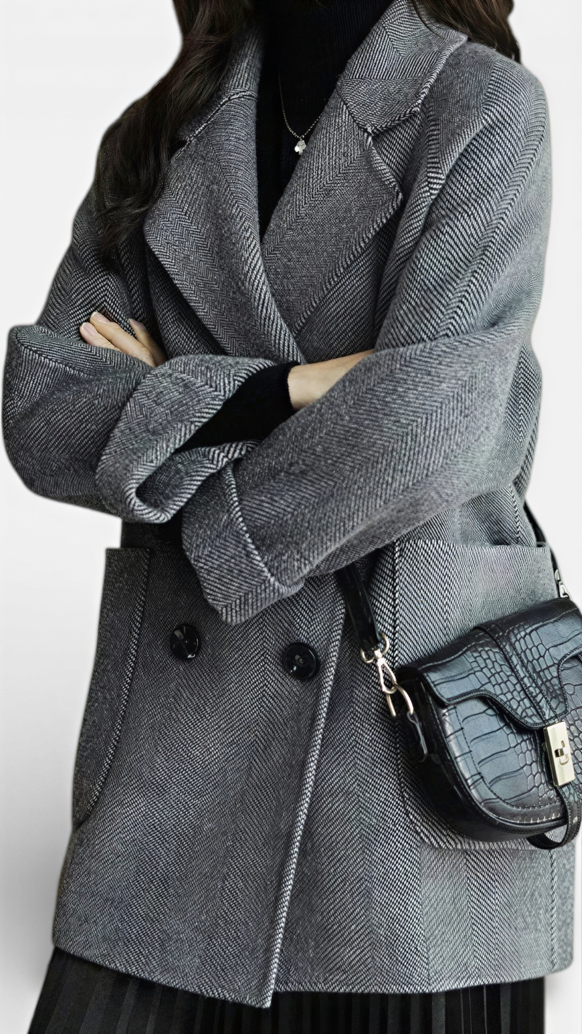 Eliara | Cappotto Doppiopetto Elegante Da Donna